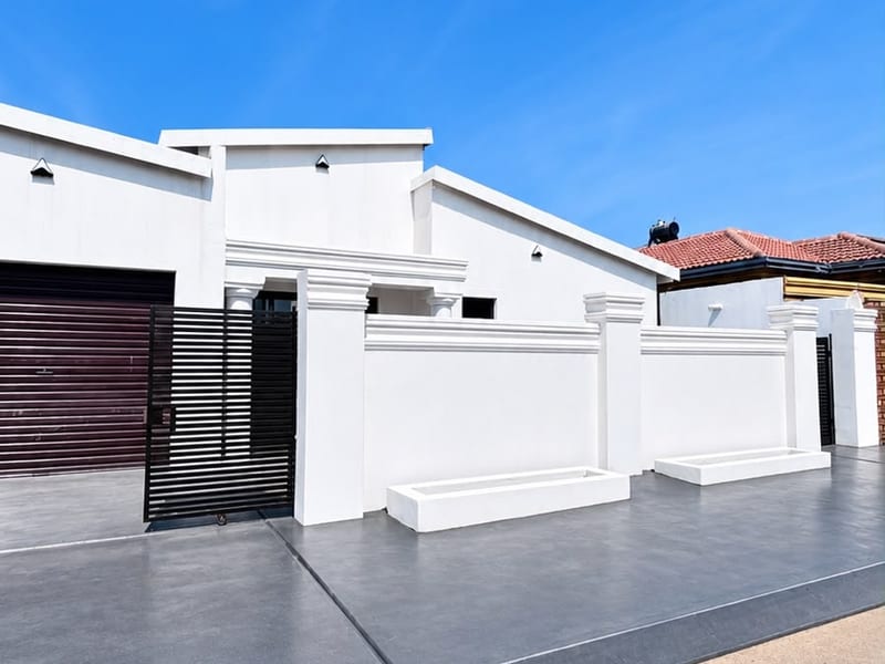 Completed 3-bedroom family home exterior