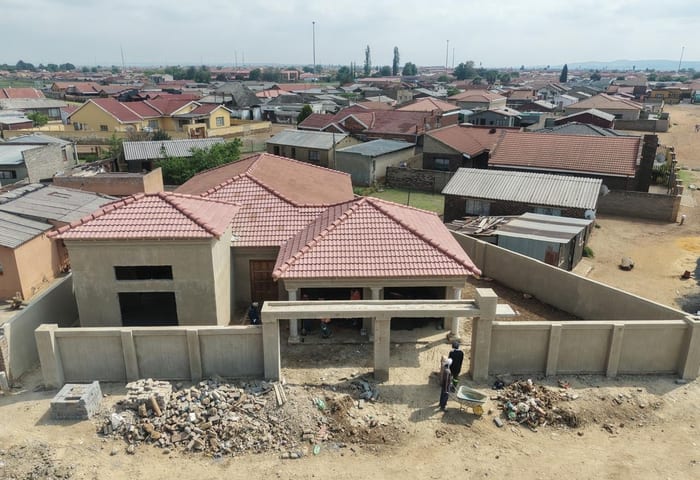 Residential home under construction